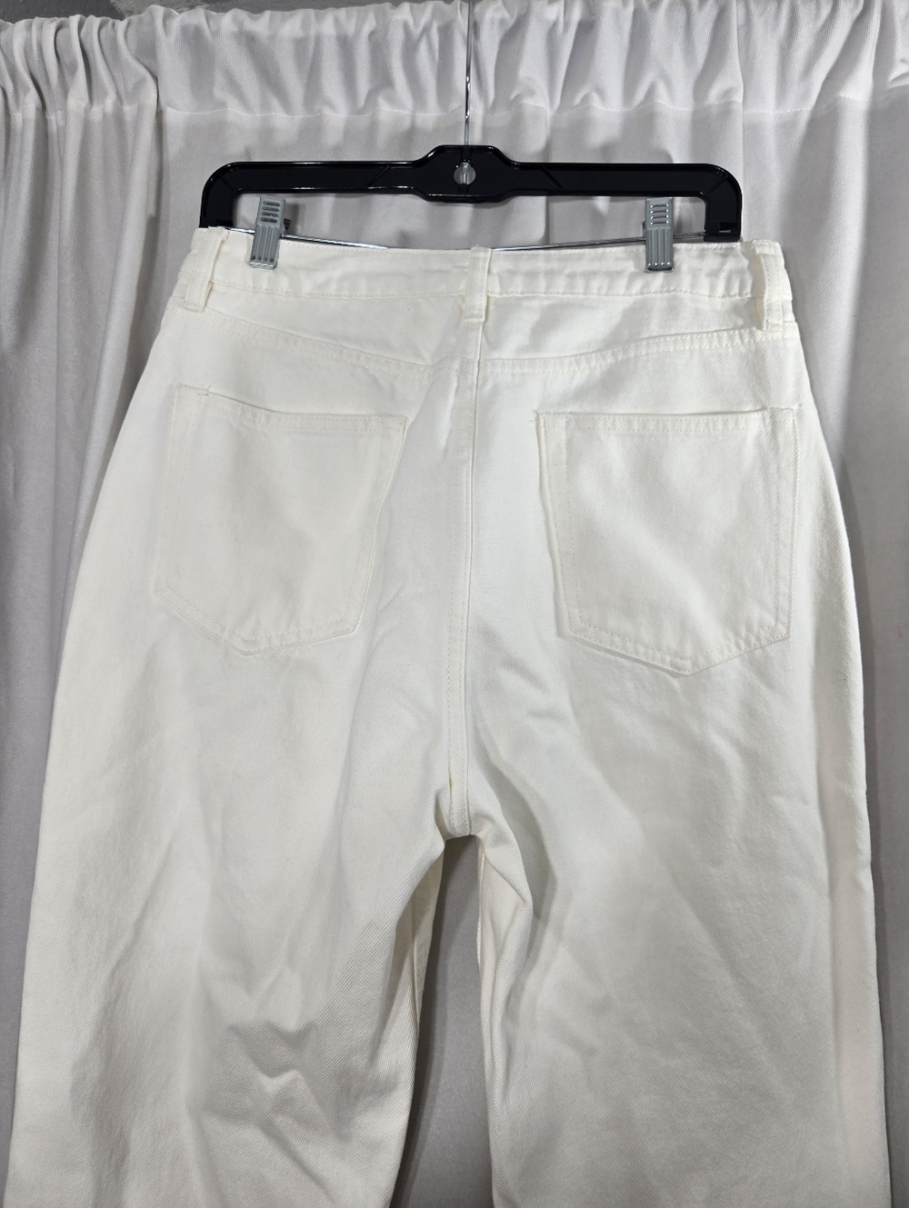 Assembly Label Women's Ivory White Jeans Sz 30 Like New 100% Cotton - Picture 7 of 7